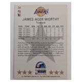James Worthy Lakers NBA Hoops Basketball Card