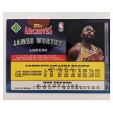 James Worthy Lakers Facsimile Signed Topps...