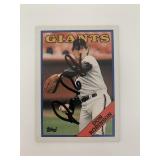 Don Robinson signed baseball card