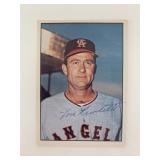 Lew Burdette signed baseball card