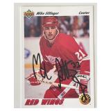 Detroit Red Wings Mike Sillinger 91-92 Upper...
