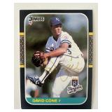 Kansas City Royals David Cone 1986 Leaf #502...