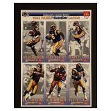 1993 Rams Football Uncut Card Sheet