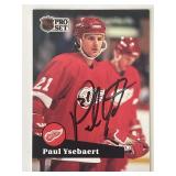 Detroit Red Wings Paul Ysebaert 1991 Pro Set...