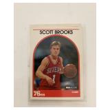 Scott Brooks 76ers NBA Hoops Basketball Card