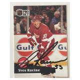 Detroit Red Wings Yves Racine 1991 Pro Set #54...