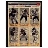 1993 Chargers Football Uncut Card Sheet