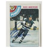 Philadelphia Flyers Russ Anderson 1978 Topps...