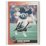 Buffalo Bills Steve Tasker signed 1991 Score...