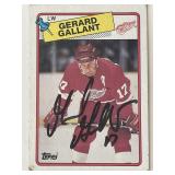 Detroit Red Wings Gerard Gallant 1988 Topps #12...