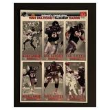 1993 Falcons Football Uncut Card Sheet
