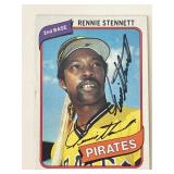 Pirates Rennie Stennett signed trading card
