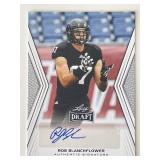 Rob Blanchflower 2014 Leaf Draft #48 signed...