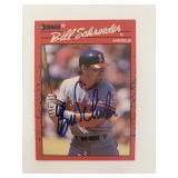Bill Schroeder signed baseball card