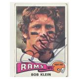 Los Angeles Rams Bob Klein 1975 Topps #148...