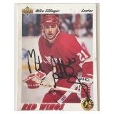 Detroit Red Wings Mike Sillinger 91-92 Upper...