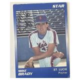 St. Lucie Mets Mike Brady 1990 The Star #1...