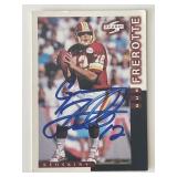 Washington Redskins Gus Frerotte signed 1998...
