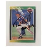 Tim Teufel signed baseball card