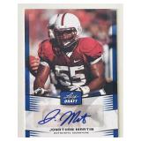 Jonathan Martin signed  2012 Leaf Draft #JM1...