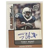 Penn State Lions Tony Hunt signed 2007 Topps...