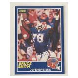 Buffalo Bills Bruce Smith 1989 Score #19 signed...