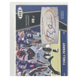 Tyrell Fenroy signed autograph card