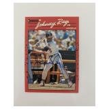 Johnny Ray signed baseball card
