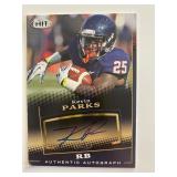 Kevin Parks signed autograph card