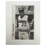 San Diego Padres Billy Herman signed baseball card