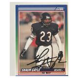 Chicago Bears Shaun Gayle 1990 Score #431...