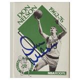Boston Celtics Don Nelson 1990 NBA #345 signed...