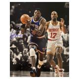 NY Knicks Patrick Ewing signed photo