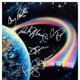 Rainbow signed Down To Earth album