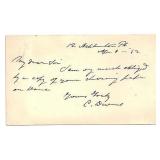 Union General Charles Devens Signed Civil War...