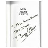 Moonwalker Buzz Aldrin signed space book