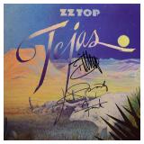 ZZ Top signed Tejas album