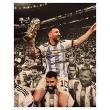 Soccer Champ Lionel Messi signed photo