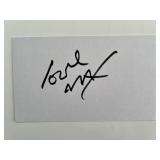 Peter Max signed cut