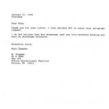 John Lennon Killer Mark David Chapman Typed Letter