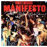 Roxy Music signed Manifesto album