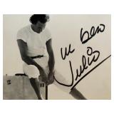 Singer Julio Iglesias signed photo