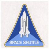 Space Shuttle vintage decal