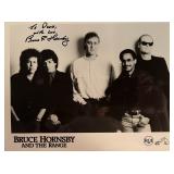 Pop Star Bruce Hornsby signed promo photo