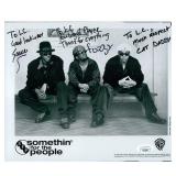 Public Enemy Rapper Chuck D signed photo. JSA...