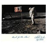 Astronaut Charlie Duke signed NASA photograph