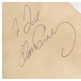 Elvis Presley signed note