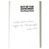 Astronomer Clyde Tombaugh signed book