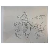 The Flintstones original hand drawn artwork for...