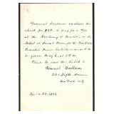 Union General George Washington Cullum Signed...